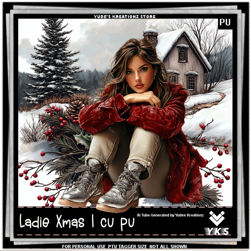 Ladie Xmas 1 cu pu